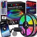 ЦВЕТНАЯ СВЕТОДИОДНАЯ ЛЕНТА RGB ДЛИНОЙ 10 М РЕМЕНЬ BLUETOOTH СВЕТОДИОДЫ ДИСТАНЦИОННОГО УПРАВЛЕНИЯ ПРИЛОЖЕНИЕМ