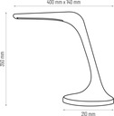 ÁLLÓLÁMPA DOLGOZÓSZOBÁBA FA ASZTALI LÁMPA Termék mélysége 42 cm