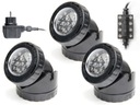 ЛАМПА 3x 1,5 Вт СВЕТОДИОДНЫЕ ОТРАЖАТЕЛИ QL-39 RGB ЛАМПЫ ДЛЯ ПРУДА