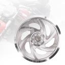 PROTECTION FAN LIGHT SPARE PARTS ZAMIENNE ZE FOOT ALUMINUM MOTORCYCLE AIR SILVER  photo 7