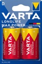 2x Varta Longlife Max Power D/LR20