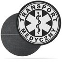 МЕДИЦИНСКИЙ ТРАНСПОРТ ЧЕРНАЯ БОЛЬШАЯ ЭМБЛЕМА НА ВЕЛКРО