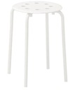 IKEA MARIUS STOŁEK TABORET KRZESŁO KUCHENNE BIAŁY