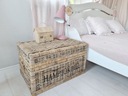 Большой сундук из ротанга в деревенском стиле Hampton Hill