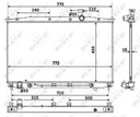 RADUADOR LÍQUIDO / POR PIEZAS PIEZAS DE REPUESTO NRF 53943 