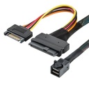 SFF-8643 — U.2 SFF-8639 + кабель SATA NVMe