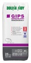 GIPS SZPACHLOWY ŚNIEŻNOBIAŁY DOLINA NIDY 25 KG