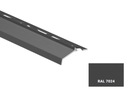 Карнизный профиль КАПОТ алюминий CEZAR ГРАФИТ RAL7024