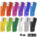 ФЛЕНДРИКОВ USB-ПАМЯТЬ 4 ГБ 2.0 TWISTER – 25 ЦВЕТОВ