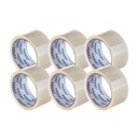 TAŚMA KLEJĄCA PAKOWA 6 Rolek Przezroczysta 48/45m