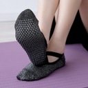 3 páry fitness ponožky ženy joga ružová šedá čierna Veľkosť 32