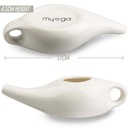 Керамический сосуд промывают с помощью Nasal Neti Pot.