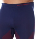 Brubeck Pánske nohavice DRY s dlhou nohavicou tmavo modrá/červená S Dĺžka dlhá