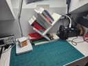 Regál police na knihy, ozdoby stojící na stůl, stolní deska- příruční pozice mix EAN (GTIN) 5905249159739