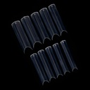 120 x ПРОЗРАЧНЫЕ НАСАДКИ ДЛЯ ТУННЕЛЕЙ, бесцветные, прозрачные