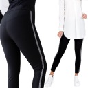 ЛЕГГИНСЫ С СЕРЕБРЯНОЙ ПОЛОСОЙ ГЛИТТЕР ЛЕОПАРД L/XL