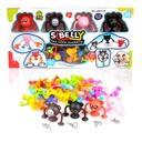 СТРОИТЕЛЬНЫЕ БЛОКИ СИЛИКОНОВЫЕ ПРИСОСКИ 56 ШТ.