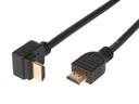 УГОЛ КАБЕЛЯ HDMI 2.0 90° СВЕРХУ FULL HD 4K 3D ВИДЕО АУДИО HDR 1,5 М