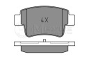 PLAQUETTES FREIN FIAT T. GRANDE PUN 025 243 4917 MEYLE 025 243 4917 MEYLE 025photo 13