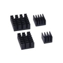 Радиаторы Raspberry Pi4 (RPI4) - набор из 4 штук BLK