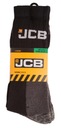 JCB WORK PRACOVNÉ ponožky dlhé 3PAK veľ. 39/43 Hlavná tkanina polyester