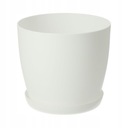 КРЫШКА ДЛЯ ЦВЕТОЧНОГО горшка, ЦВЕТОЧНЫЙ ВАЗ 30см, С ПОДСТАВКОЙ, БЕЛЫЙ ДЛЯ ГОСТИНОЙ