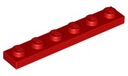 2x [Új] LEGO 3666 Red Plate 1 x 6