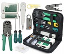 КАБЕЛЬНЫЙ ТЕСТЕР ТЕСТЕР ДАВЛЕНИЯ СЪЕМНИК Щипцы RJ45 РАЗЪЕМ LAN 3 + КОРПУС