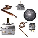TERMOSTAT 0-90 STOPNI Z KAPILARĄ I POKRĘTŁEM 230V