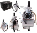 CARBURATEUR MORETTI STREET PZ20, 80CC 4T, P.17 MM ASPIRATION SUR LEVIERSphoto 4