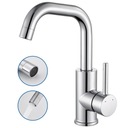 Смеситель для умывальника, смеситель для умывальника с поворотным изливом