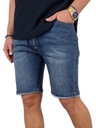 Pánske džínsové krátke strečové nohavice PAS s GUMIČKOU 315 - S Kolekcia nowość
