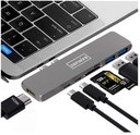 Концентратор USB-C Macbook 7in1 HDMI-адаптер 4K USB 3.0 для Macbook Pro Air M1 M2 M3