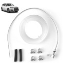 УГЛОВАЯ ТРУБКА ВСАСЫВАНИЯ ТОПЛИВА ДЛЯ WEBASTO EBERSPACHER PLANAR + 4X ХОМУТА ДЛЯ ШЛАНГА