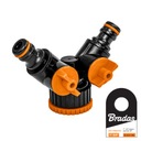 САДОВЫЙ РАСПРЕДЕЛИТЕЛЬ С 2 КЛАПАНАМИ BRADAS