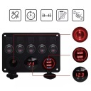 PANEL SWITCHES KOLYSKOWYCH 5 GANG 12V 24V DO LODZI CAR RV  photo 6