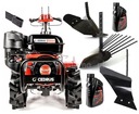CEDRUS GLX540 Diesel Tiller + плуг + пол + макет + масла