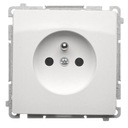 Simon Basic ОДИНАРНАЯ РОЗЕТКА Z/U для белой рамки