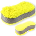 ГУБКА ДЛЯ МЫТЬЯ КРАСКИ КУЗОВА АВТОМОБИЛЬНОЙ МИКРОФИБРЫ, ДВУСТОРОННЯЯ