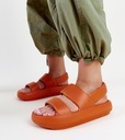 Pomarańczowe sandały Attiana rozmiar 36 Płeć kobieta