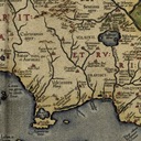 Карта ТОСКАНА 30х40см 1592 г. М31