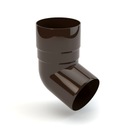 КОЛЕНО водосточной трубы ПВХ GAMRAT 110 мм КОРИЧНЕВЫЙ