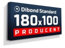 Рекламный светодиодный короб Dibond STANDARD 180х100см
