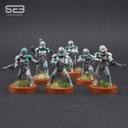 Солдаты-клоны — модель модульного набора, подходящая для игры Star Wars Legion.