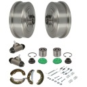 БАРАБАНЫ, КОЛОДКИ, ЦИЛИНДРЫ, ПОДШИПНИКИ, OPEL CORSA C +ABS