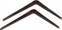2 УГЛОВЫХ ОПОРЫ ДЛЯ ПОЛКИ 250X200MM