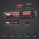 ФАРИ ЗАДНІ КОМПЛЕКТ VLAND LED (СВІТЛОДІОД) LASER REDSMOKE ДИНАМІЧНИЙ BMW 3 G20 G80 2019-2024  (18229778705) фото min 8
