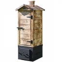 ДОМАШНЯЯ ДЕРЕВЯННАЯ САДОВАЯ КОПИЛКА С ПРЯМОЙ ПЕЧЬЮ ПАНКОРНИК