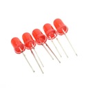 Светодиод красный 5мм 1,8 - 2В - 10 шт.