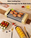Hot-dog grilovací stroj, varič s valčekovým grilom 3/4/5 pre Dominujúca farba viacfarebná